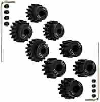 Amazon.com: Mod 1 Hardened Steel M1 Pinion Gear Sets 11T 12T